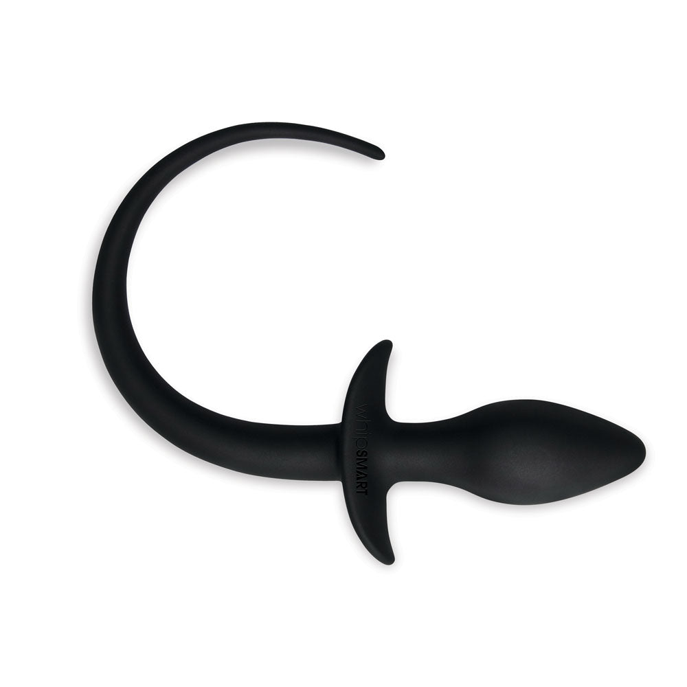 WhipSmart Furry Tales 3 Inch Silicone Doggy Tail Butt Plug Black Tails