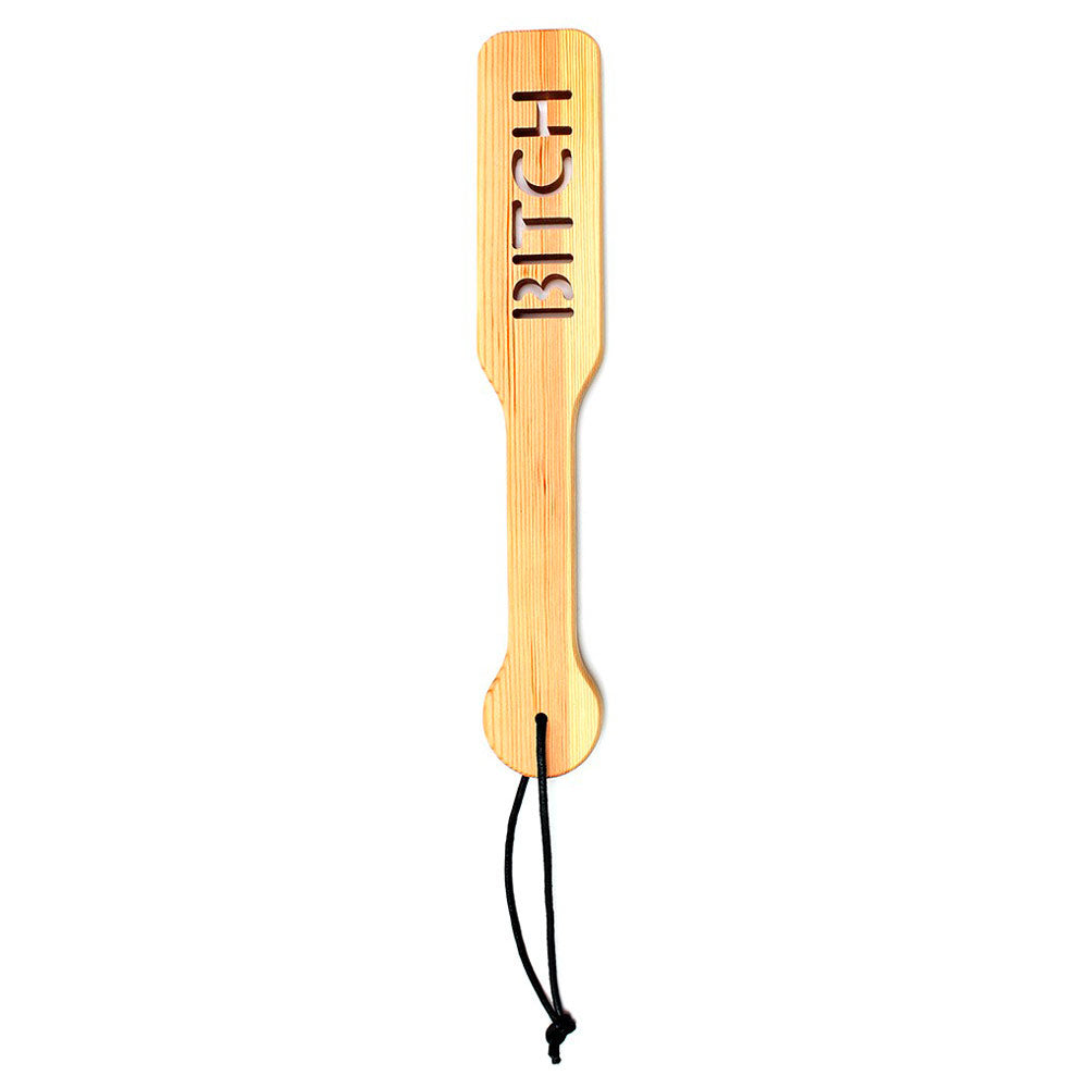 Wooden Spanking Paddle Firm Finish For Intense Play Default Title > Bondage Gear > Paddles