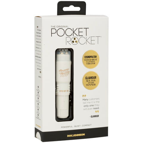 Pocket Rocket Mini Vibrator Compact Travel Petite Massager Electric Massager