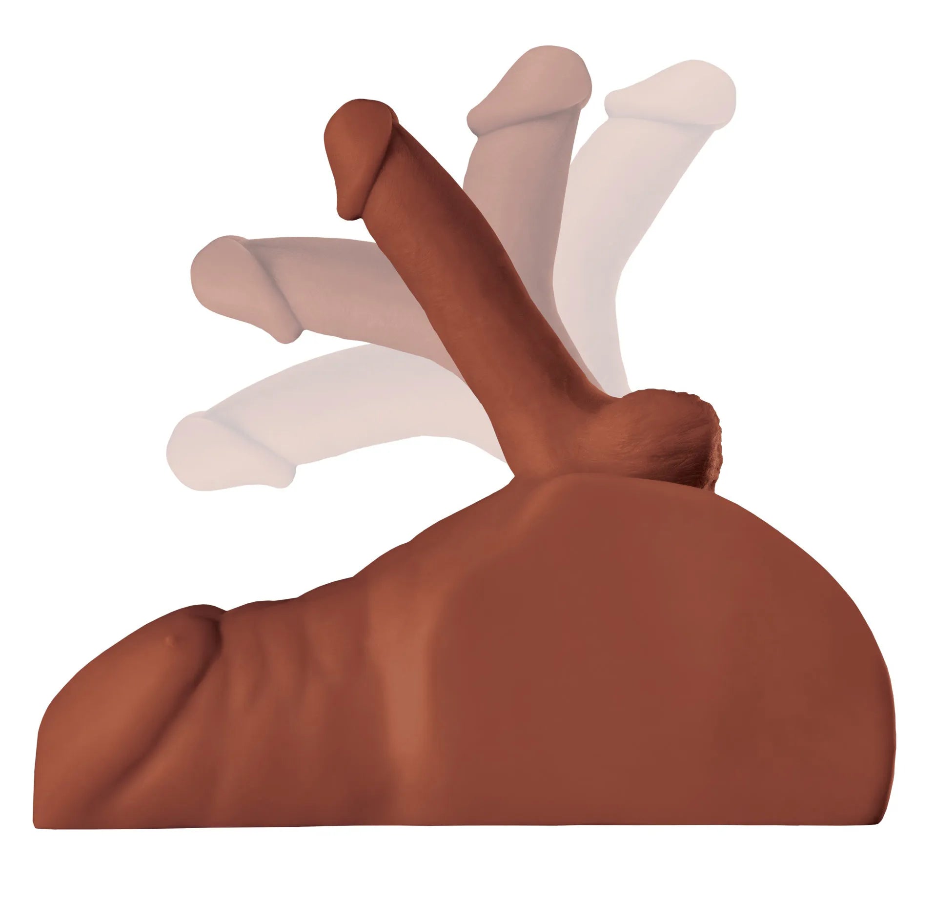 PDX Extreme Plus Perfect Ride Dual-Purpose Posable Cock Torso – Male Masturbator Brown > Sex Toys > Sex Dolls > Premium