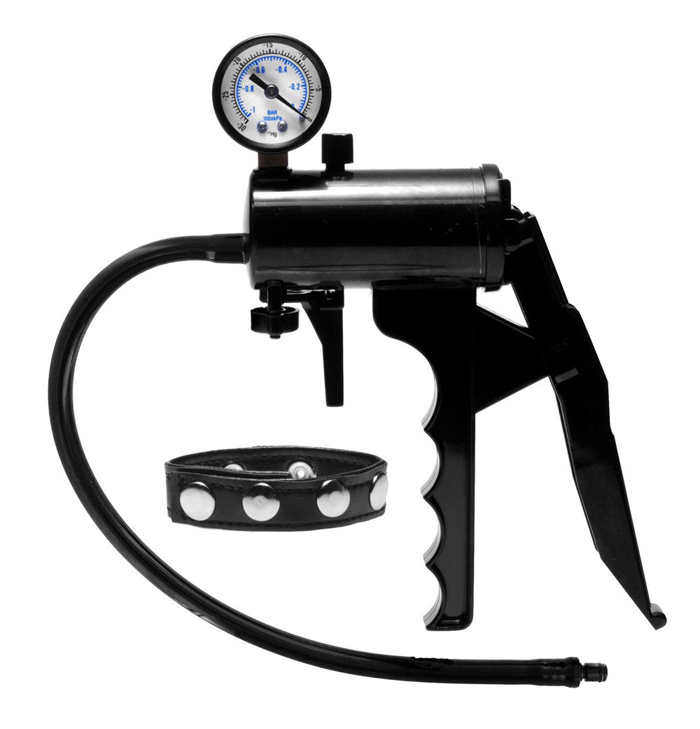 Size Matters Premium Gauge Pump Black Default Title > Sex Toys For Men > Penis Enlargers