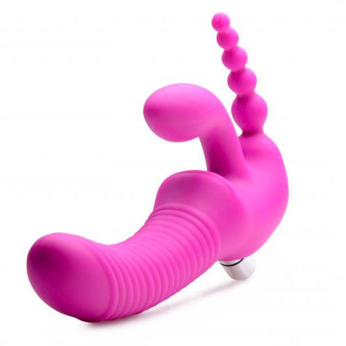 Xr Regal Rider Silicone Strapless Strap On Vibrator > Realistic Dildos and Vibes > Strapless Strap Ons