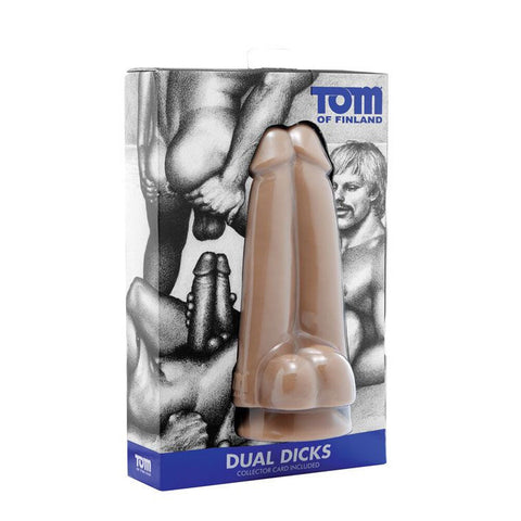 Xr Tom Of Finland Dual Dildo With Suction Base Large > Sex Toys > Other Dildos