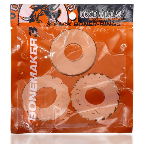 Oxballs Bonemaker Cockring 3 Pack COCK RING Set
