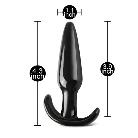 Small Tapered Black Anal Plug > Anal Range > Butt Plugs