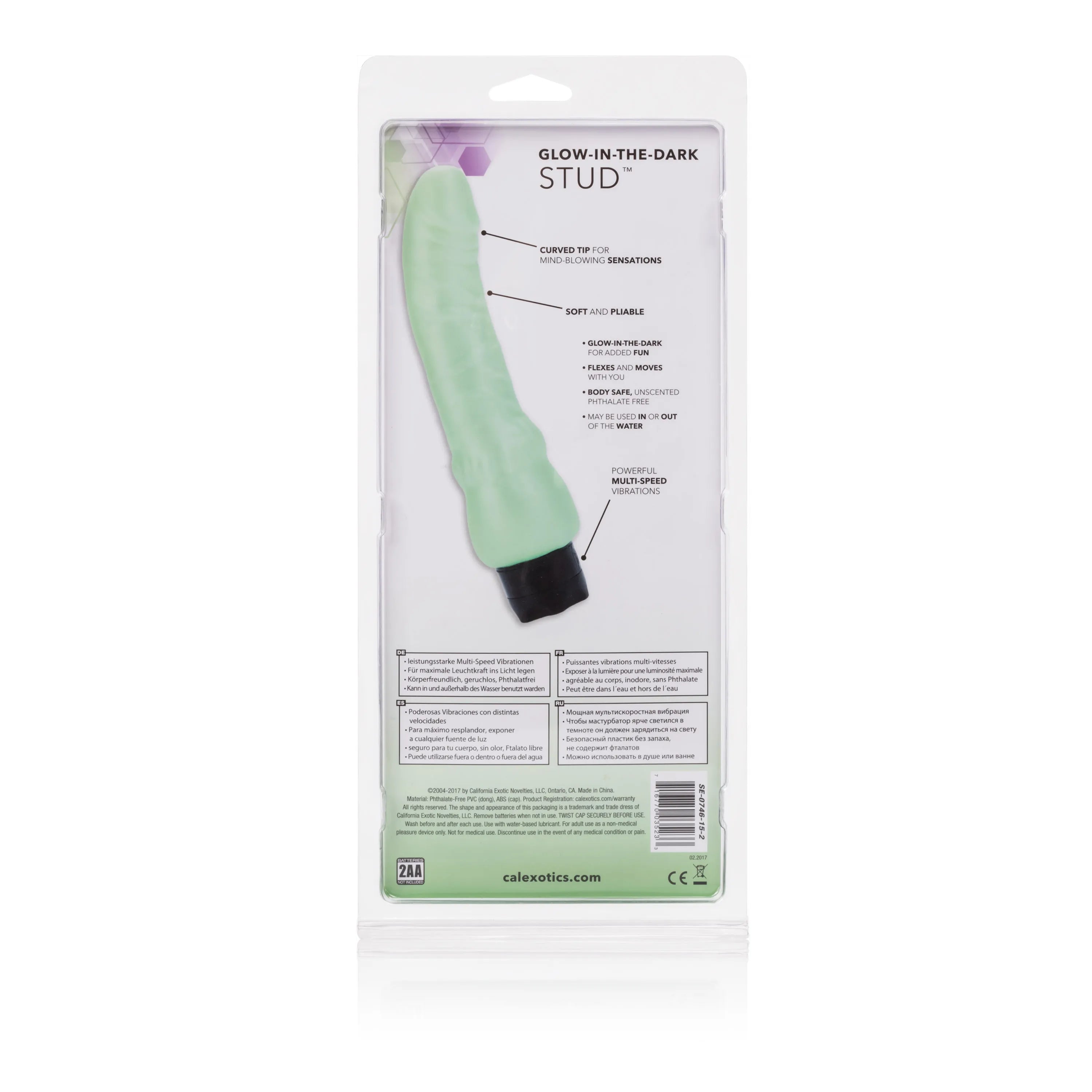 Glow in the Dark Vibrating Dong – Waterproof Multi-Speed Silicone Vibrator > Vibrators > Standard Vibrators