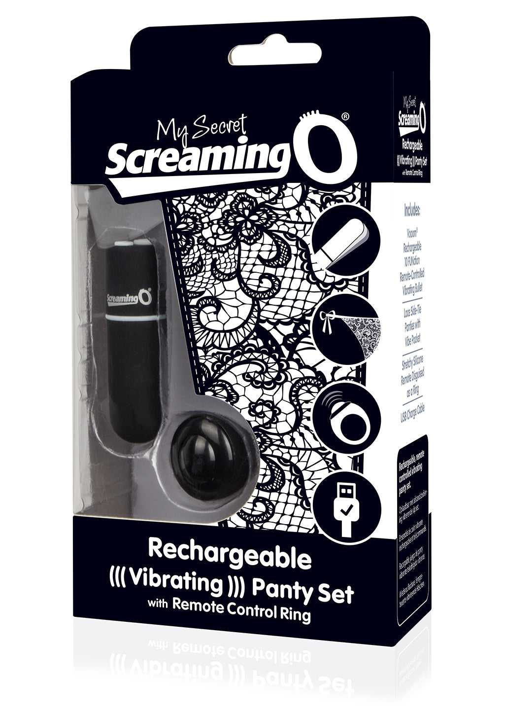 Screaming O My Secret Remote Control Rechargeable Panty Vibrator > Sex Toys For Ladies > Panty Vibes