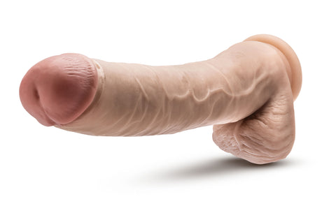 Dr. Skin - Dr. Michael - 14 Inch Dildo With Balls - Beige Dongs Realistic