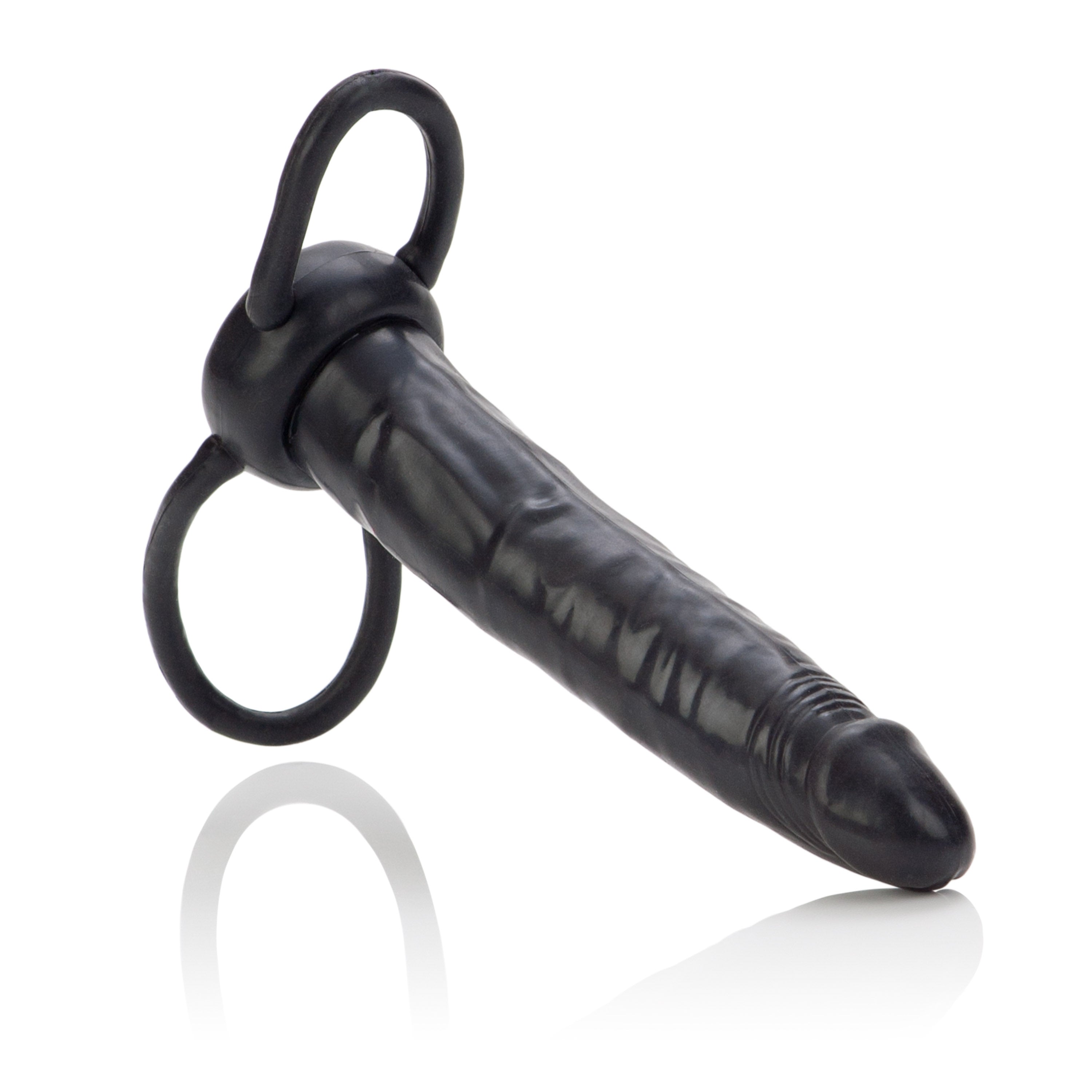 Accommodator Dual Penetrator Black Dildo > Realistic Dildos and Vibes > Strap on Dildo