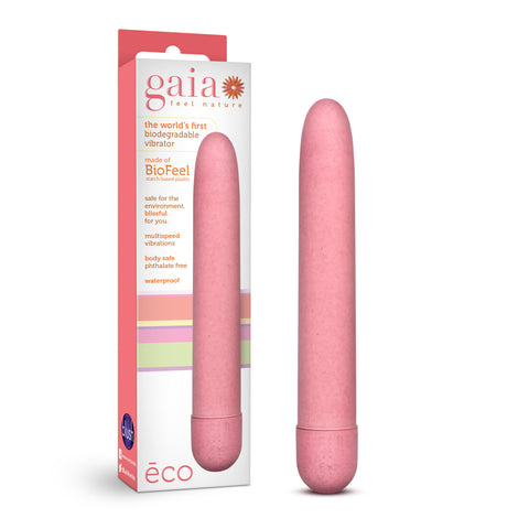 Gaia Eco (Pink) – Biodegradable Eco-Friendly Vibrator > Vibrators > Standard Vibrators