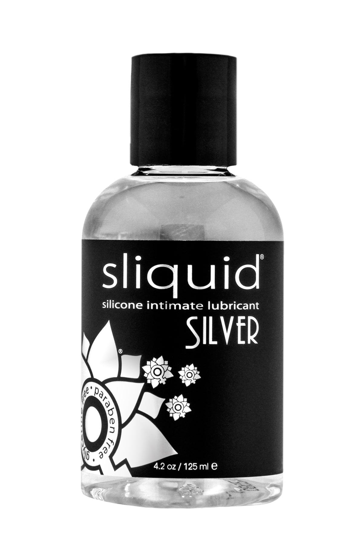 Sliquid Naturals Silver (125ml) – Ultra-Concentrated Waterproof Silicone Lubricant > Lube > Silicone