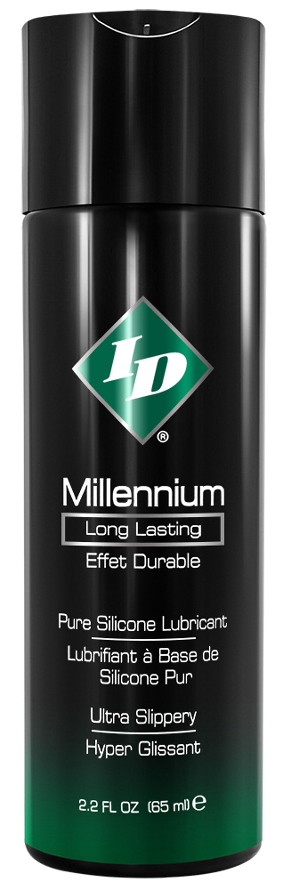 ID Millennium Silicone Lubricant 2.2 Oz – Body-Safe Long-Lasting Silicone Lubricant > Lube > Silicone