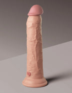 King Cock Elite Remote Control Vibrating Dildo – 7 or 9 Inch Beige 9" > Vibrators > Realistic Vibrators