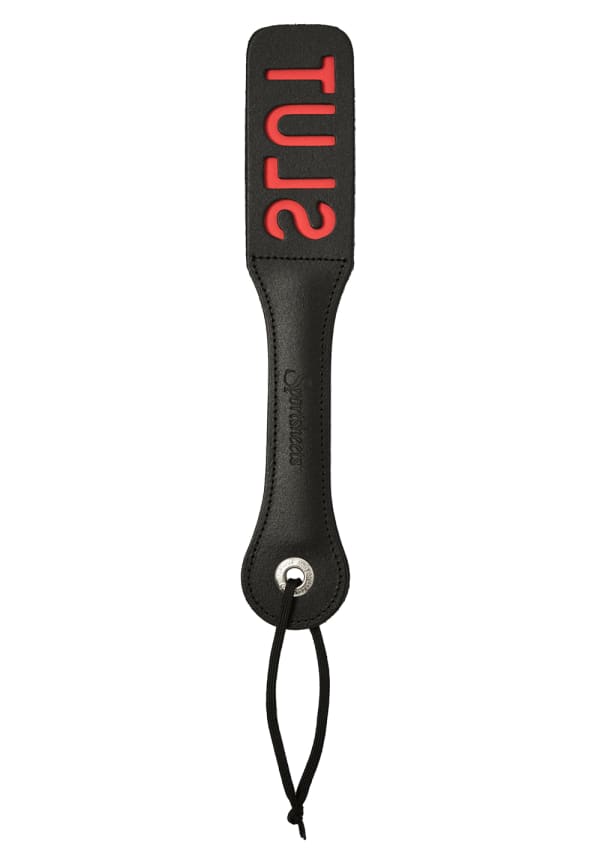 Leather Impression Paddle 12 Inch Hand-Stitched Leather Paddle Secondary image