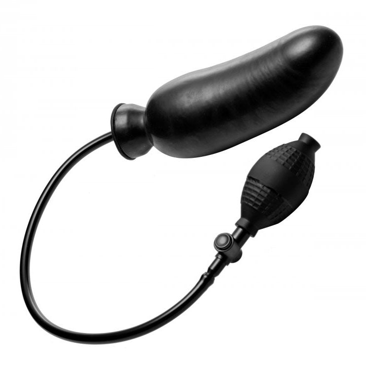 Master Series Renegade – Inflatable Ridged Dildo with Hand Pump Secondary image