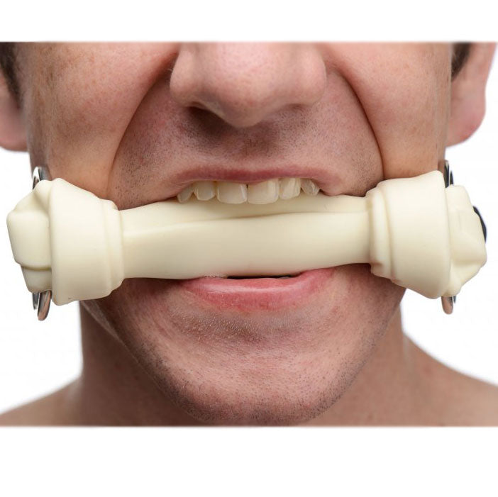 Master Series Silicone Dog Bone Gag Adult Bondage Toy > Bondage Gear > Gags and Bits