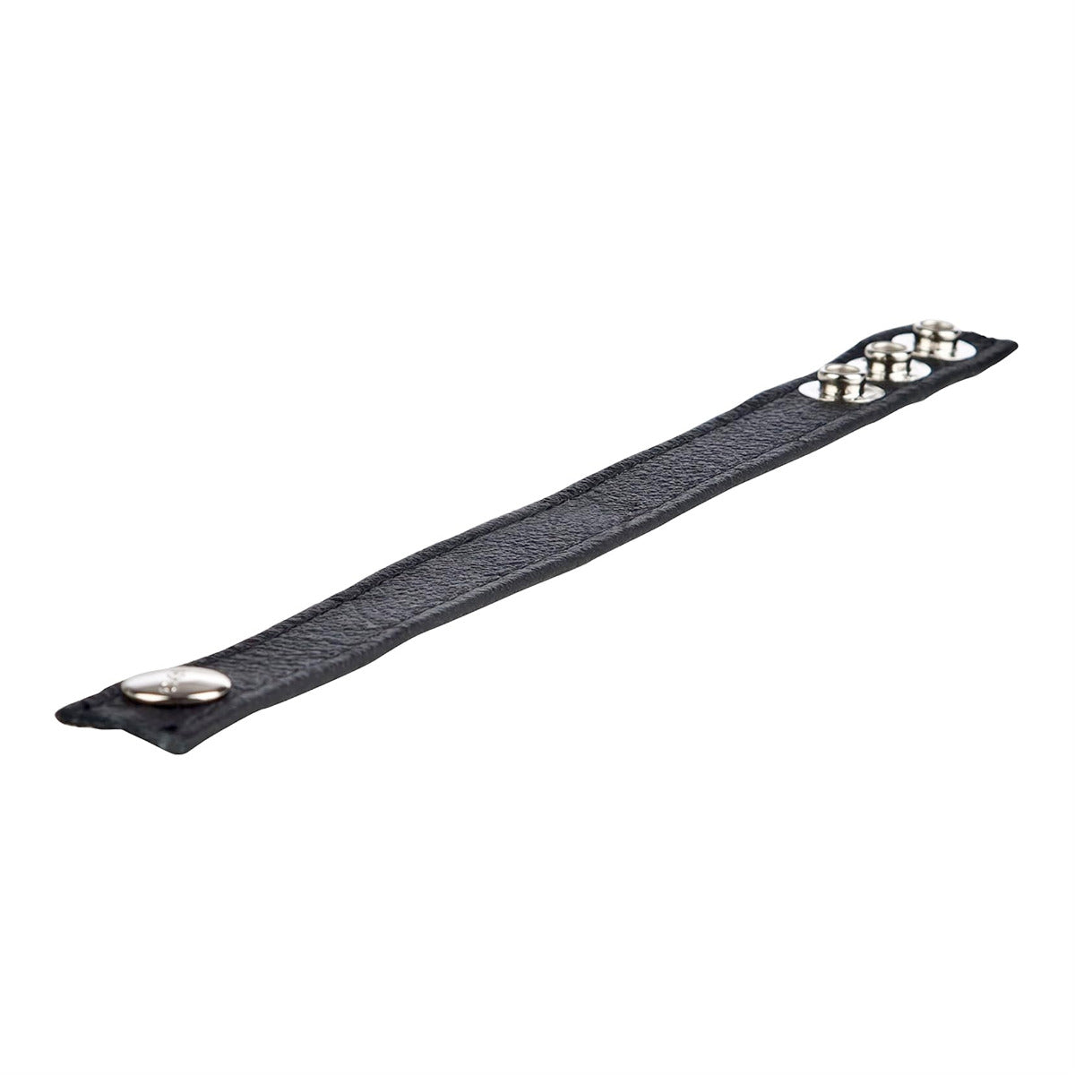 Colt Adjustable Leather Strap with 8 Press Studs Cock and Ball Support Strap > Cock Ring > Adjustable
