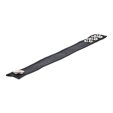 Colt Adjustable Leather Strap with 8 Press Studs Cock and Ball Support Strap > Cock Ring > Adjustable