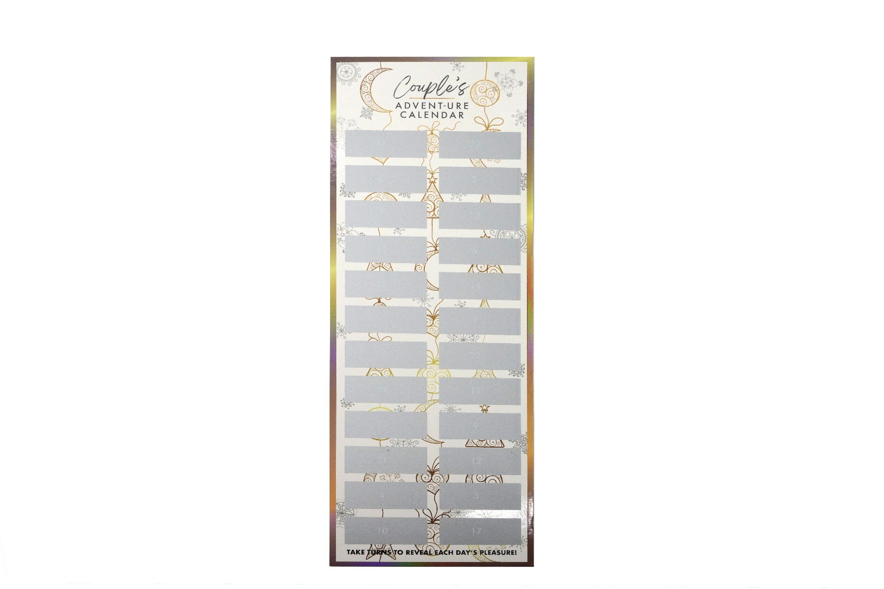 The Couple's Advent-ure Scratch Calendar – Romantic Countdown Calendar > Novelties > Games