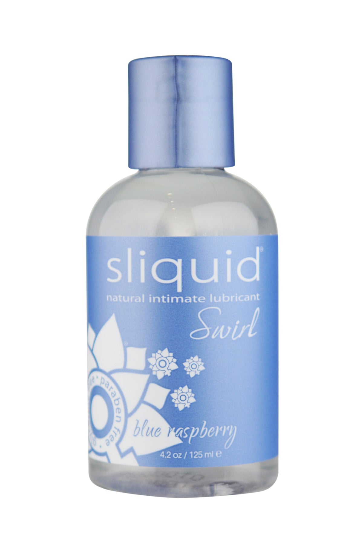 Sliquid Naturals Swirl (Blue Raspberry) – 125ml Vegan Flavored Lubricant > Lube > Flavoured