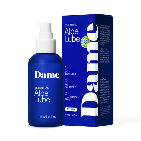Dame Aloe Lube – Organic Aloe Vera Water-Based Lubricant 4oz Default Title > Lube > Water Based