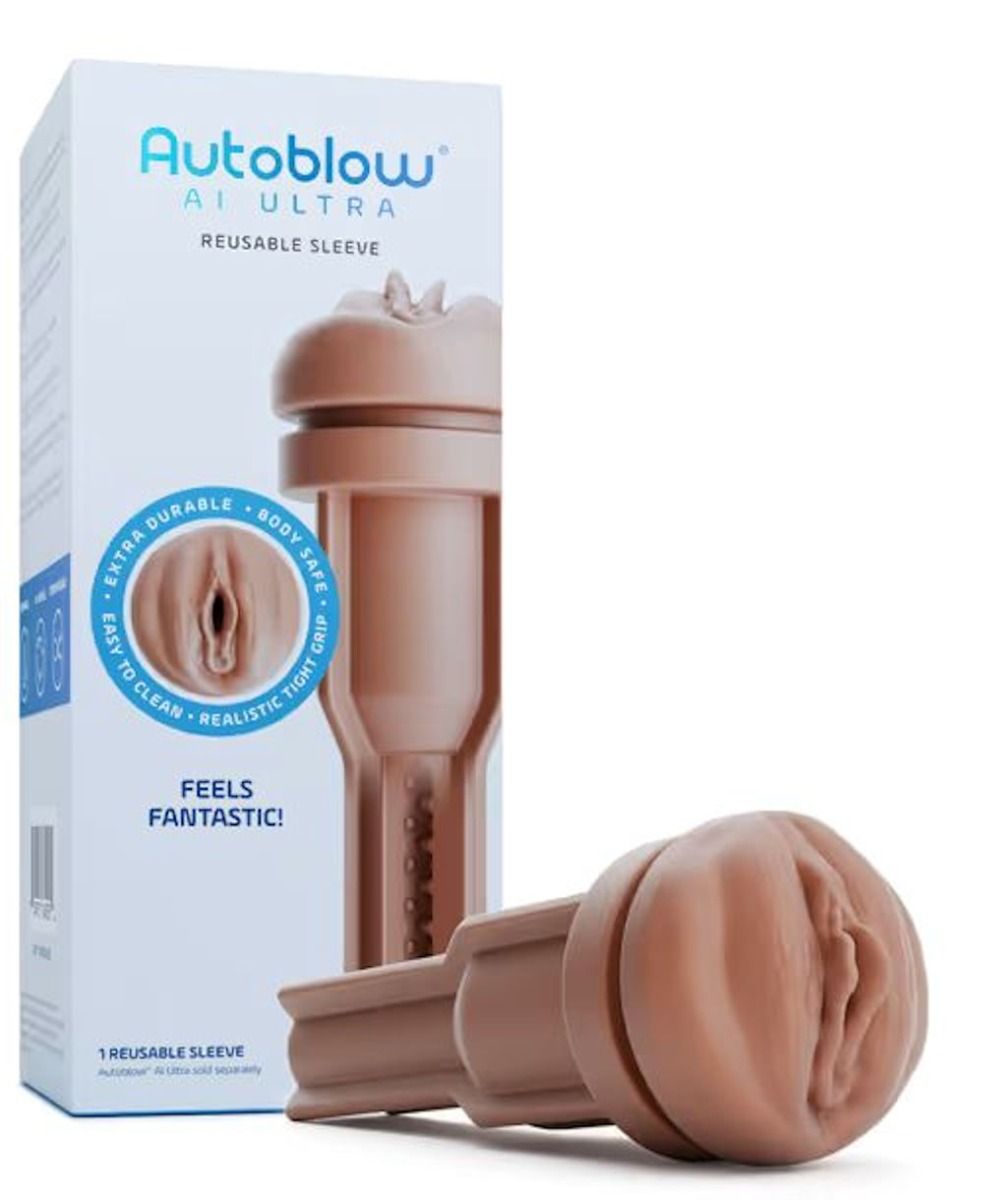Autoblow AI Ultra Vagina Sleeve Brown Strokers - Auto