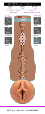 Fleshlight Girls Autumn Falls – Advanced Design Replica Masturbator with Pleasure Bumps > Sex Toys For Men > Masturbators > Pornstar