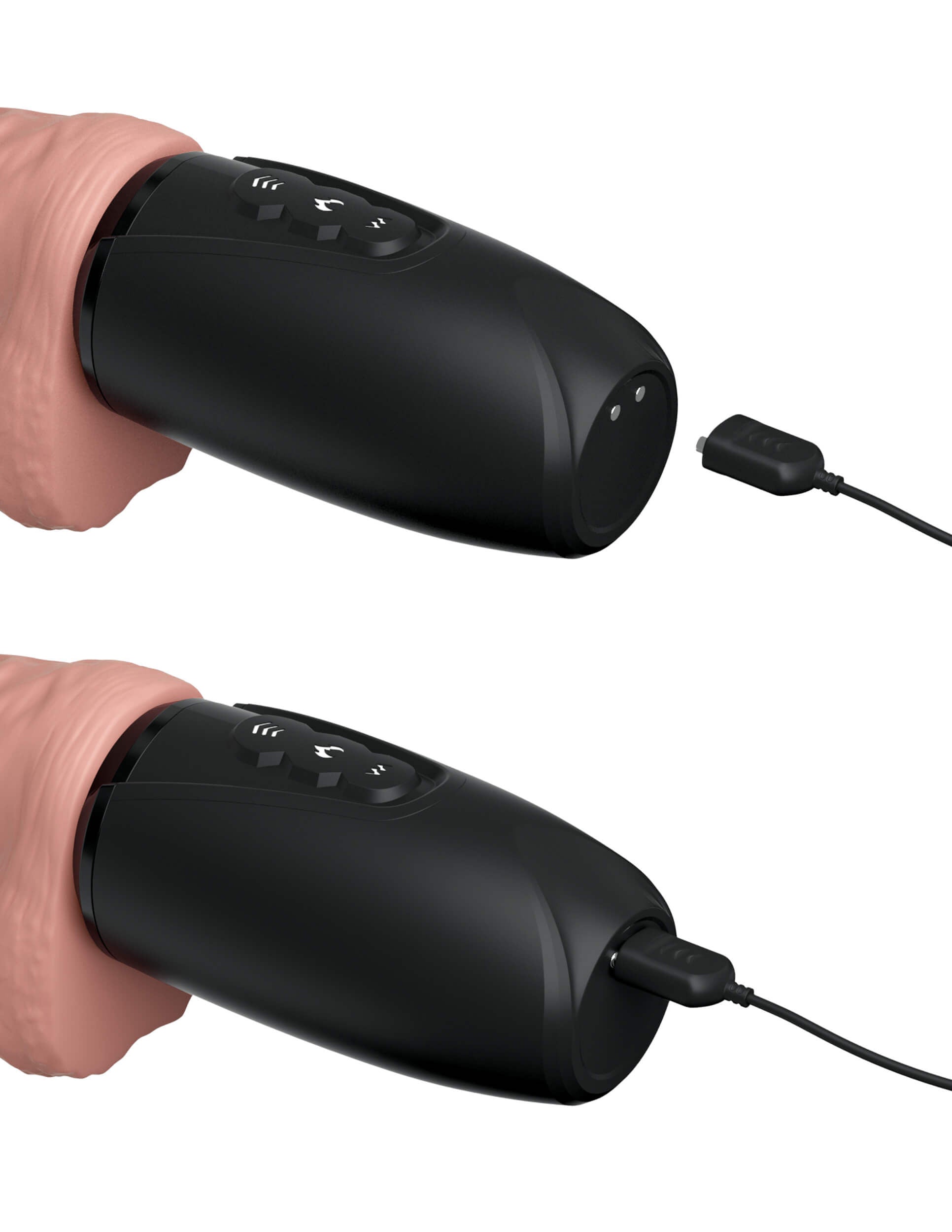 King Cock Plus Thrusting Cock 6.5 Inch – Warming Vibrating Piston-Powered Dildo > Dildos > Thrusting Dildos