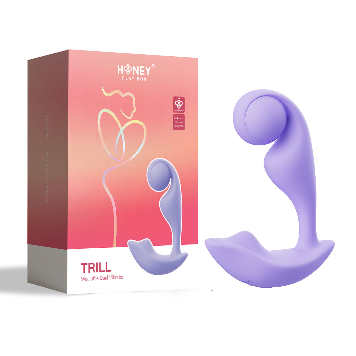 Trill Wearable Dual Vibrator – Hands-Free Dual Stimulation Vibrator > Sex Toys For Ladies > Panty Vibes