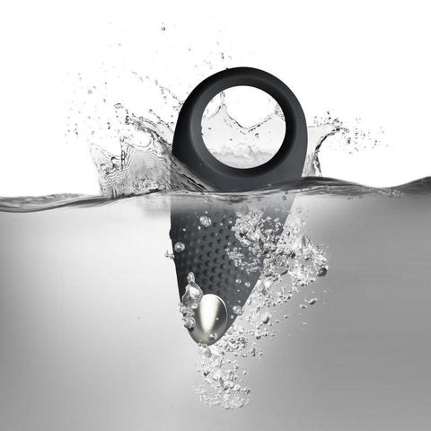 Empower Cock Ring Black for Enhanced Couples Pleasure