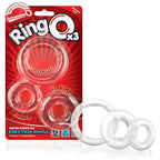 RingO X3 Mixed Pack 3-Pack Cock Rings Clear Silicone Cock Rings > Cock Ring > Sets