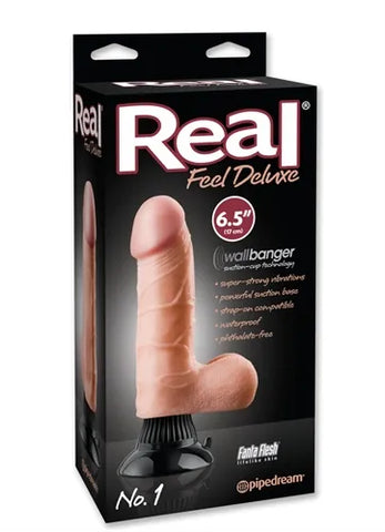 Real Feel Deluxe No.7 9 Inch Phthalate-Free Fanta Flesh Lifelike Vibrator > Vibrators > Realistic Vibrators