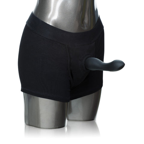 Packer Gear Boxer Harness Black Xtra Small to Small Bodyforms