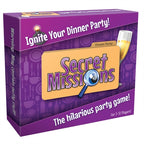Secret Missions Dinner Party Game with 12 Secret Mission Badges and Metal Clip Badges – Party Game > Novelties > Games