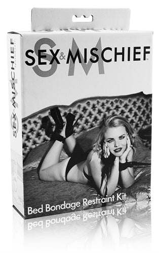 Sex & Mischief Bed Bondage Restraint Kit – Adjustable 1.5m Straps Bondage Kit > Bondage Gear > Bed Restraints