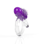 Double O 6 4B Low Pitch Bass Vibrating Ring with Raised Pleasure Ticklers and Extended Battery Life > Cock Ring > Vibrating