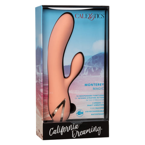 Monterey Magic Vibrator with Clitoral Stimulator – Sleek Vibrator > Vibrators > Ladies > Rabbit