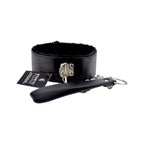Bound to Please Furry Collar with Leash (Black) – Collar and Leash Set > Bondage Gear > Collars & Leashes