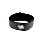 Bound to Please Furry Collar with Leash (Black) – Collar and Leash Set > Bondage Gear > Collars & Leashes