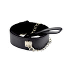 Bound to Please Furry Collar with Leash (Black) – Collar and Leash Set > Bondage Gear > Collars & Leashes