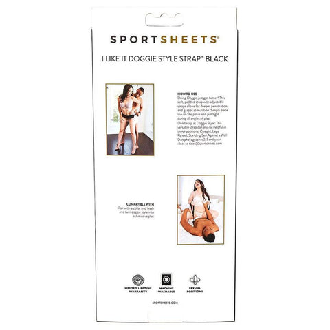 SportSheets Doggie Style Strap Adjustable Padded Harness Sex Positioners