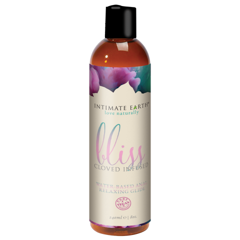 Intimate Earth Bliss Water Based Anal Relaxing Glide 240ml Gel Lubricant > Lube > Anal
