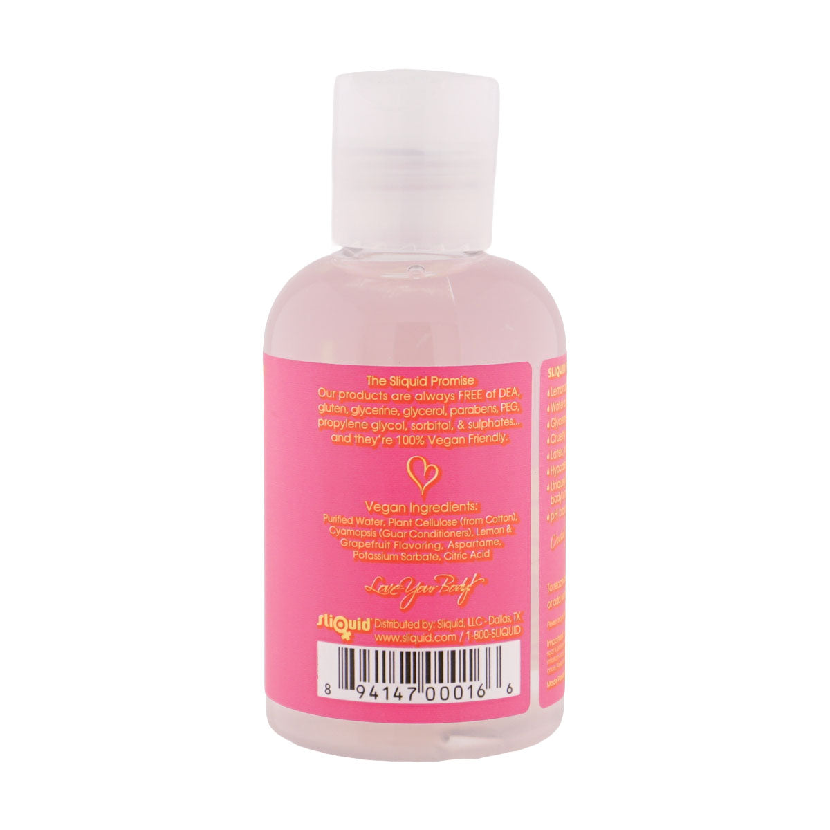 Sliquid Naturals Swirl Pink Lemonade – Vegan Friendly Flavored Lubricant Flavoured Lube