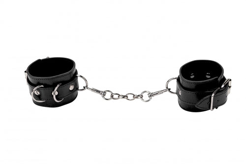 Ouch Leather Cuffs – Adjustable Leather Bondage Cuffs > Bondage Gear > Restraints