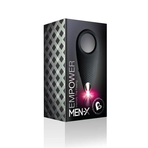 Empower Cock Ring Black for Enhanced Couples Pleasure