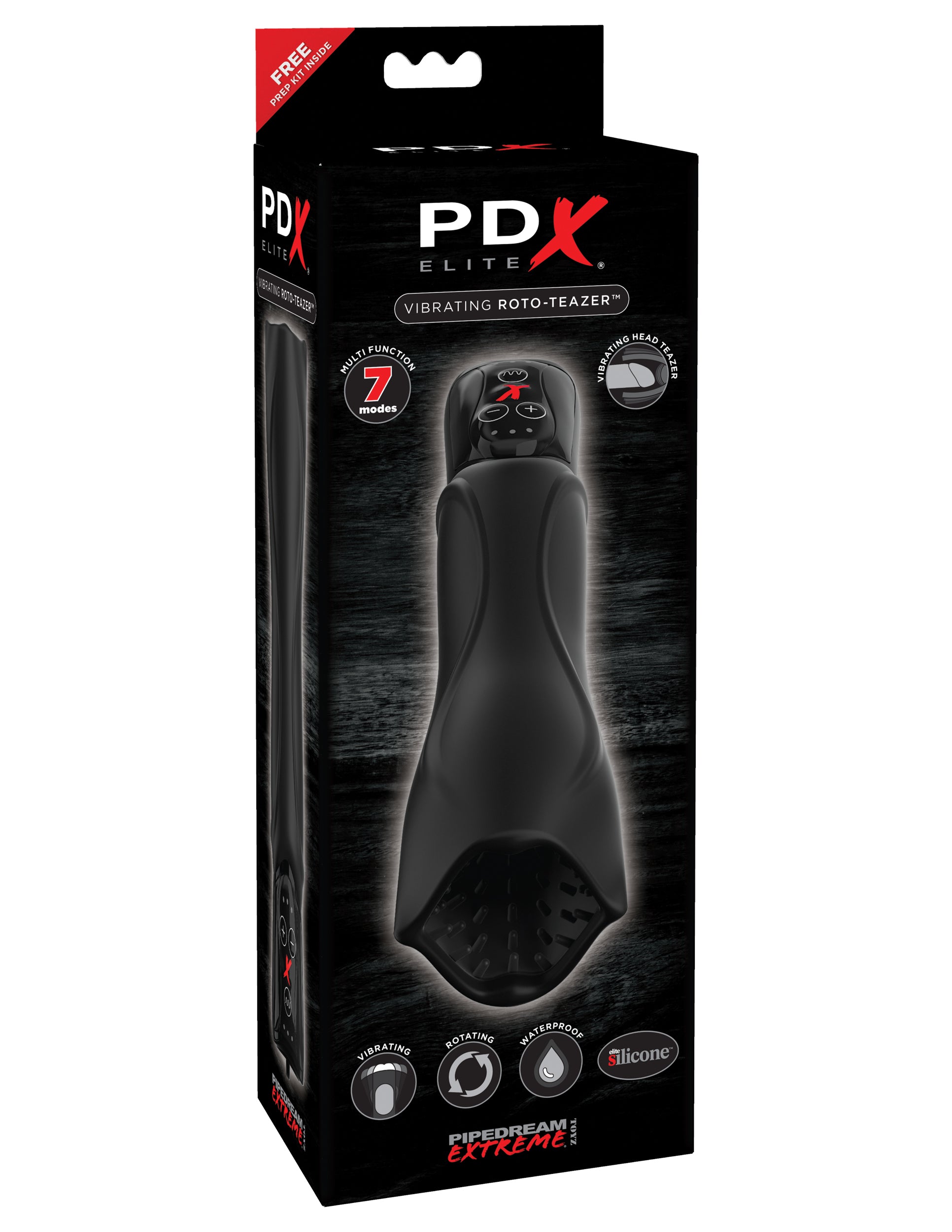 Pipedream Extreme Vibrating Roto Teazer – Vibrating Rotating Masturbator > Sex Toys For Men > Masturbators > Vibrating