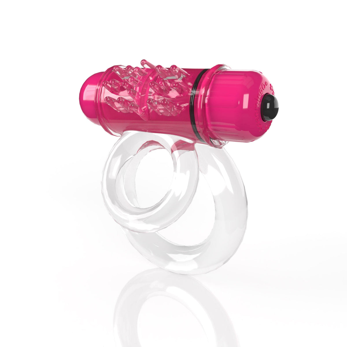 Double O 6 4B Vibrating Ring with Raised Ticklers and Long-Lasting Batteries – Vibrating Ring > Cock Ring > Vibrating