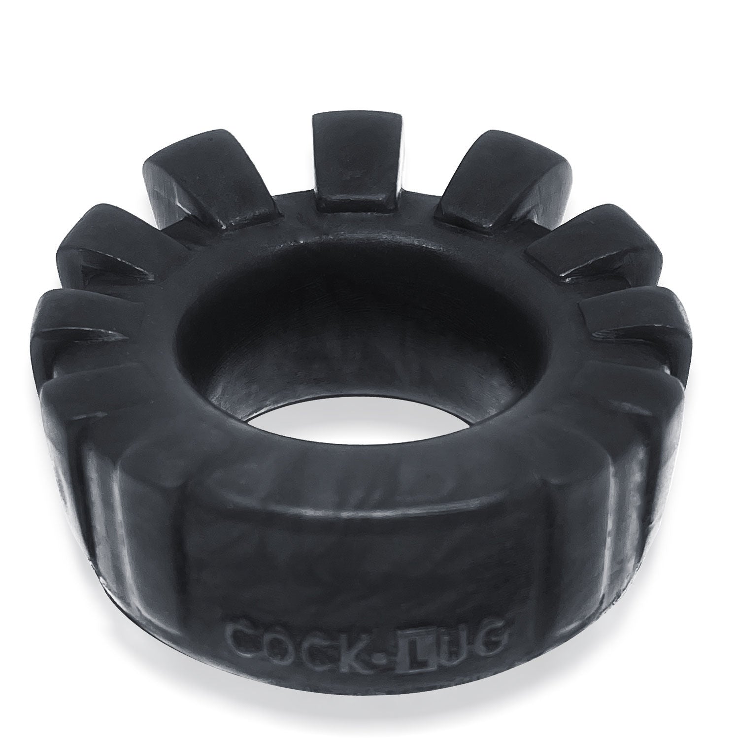 Cock-Lug Lugged Cockring - Black COCK RINGS