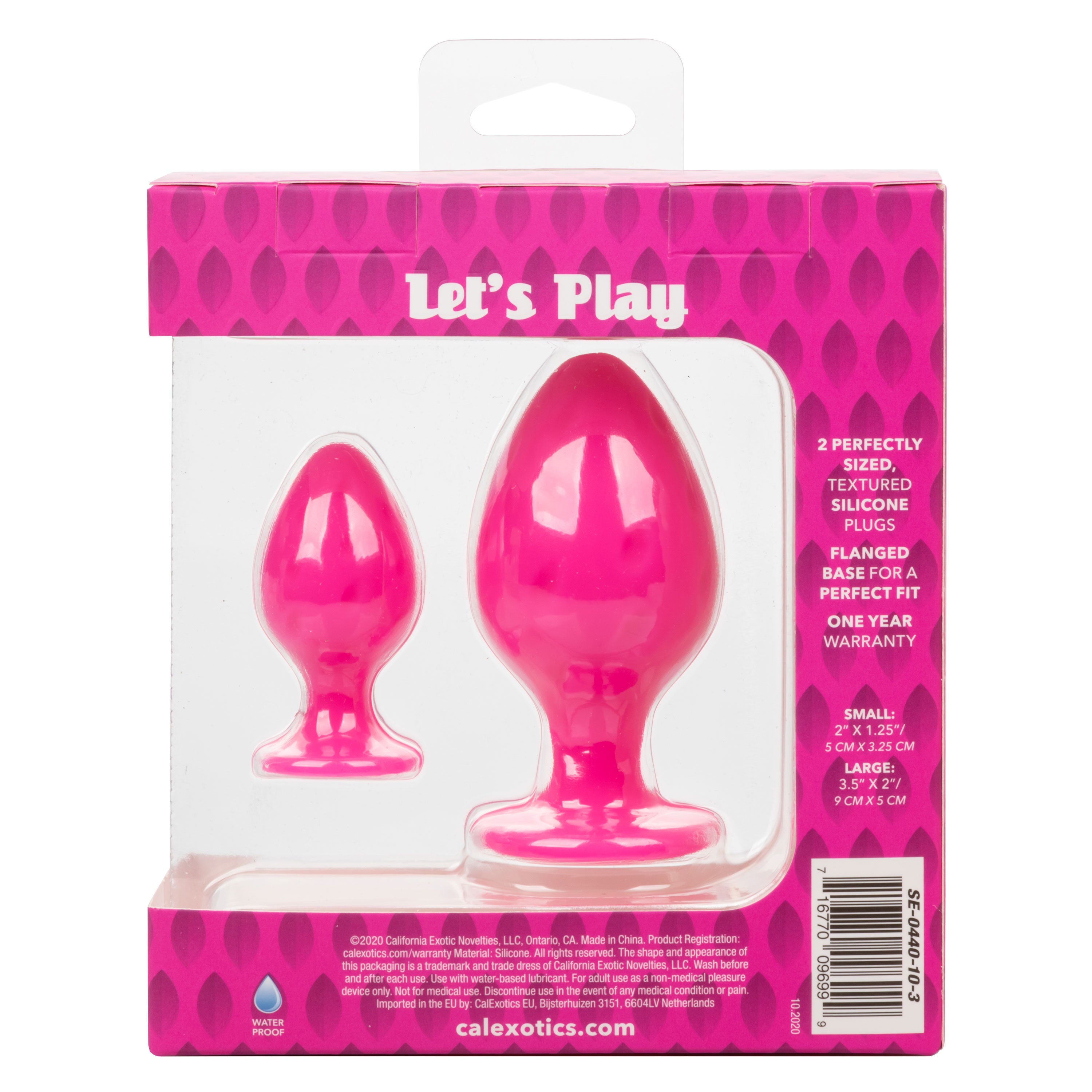 Cheeky Butt Plug Duo (Pink) – Playful Butt Plug Set > Anal Range > Butt Plug Kits