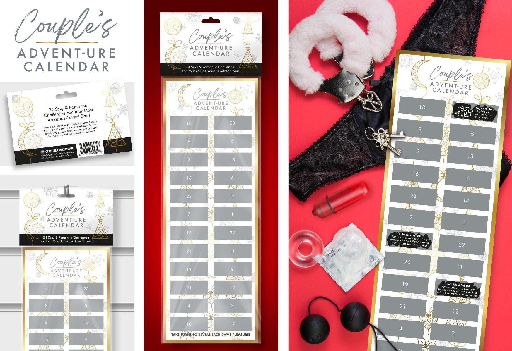 The Couple's Advent-ure Scratch Calendar – Romantic Countdown Calendar > Novelties > Games